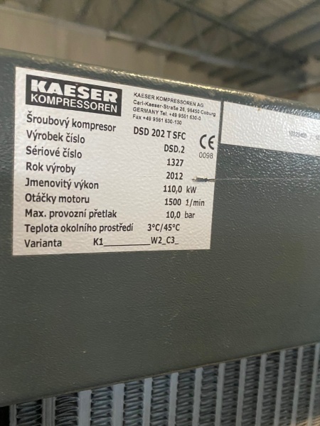 KAESER DSD 202T SFC 10,0